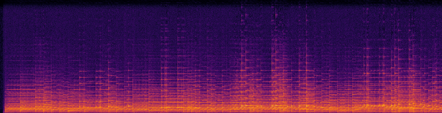 Magnitude spectrogram of a piano recording.